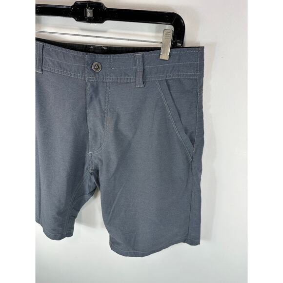 Kuhl Shift Amphibia Shorts Grey Size 32 Hybrid Hiking Swim Shorts 9 Inch - Picture 9 of 12